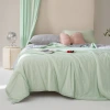 Wholesale of A-class ice cream cool-feeling silk summer cool quilts, solid-color air-conditioned quilts, machine-washable summer ice silk thin quilts Specification image